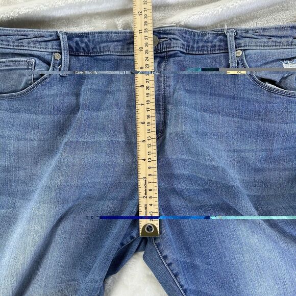 Ava & Viv Plus Size Women's Jeans 20 Light Blue Distressed - Picture 5 of 6